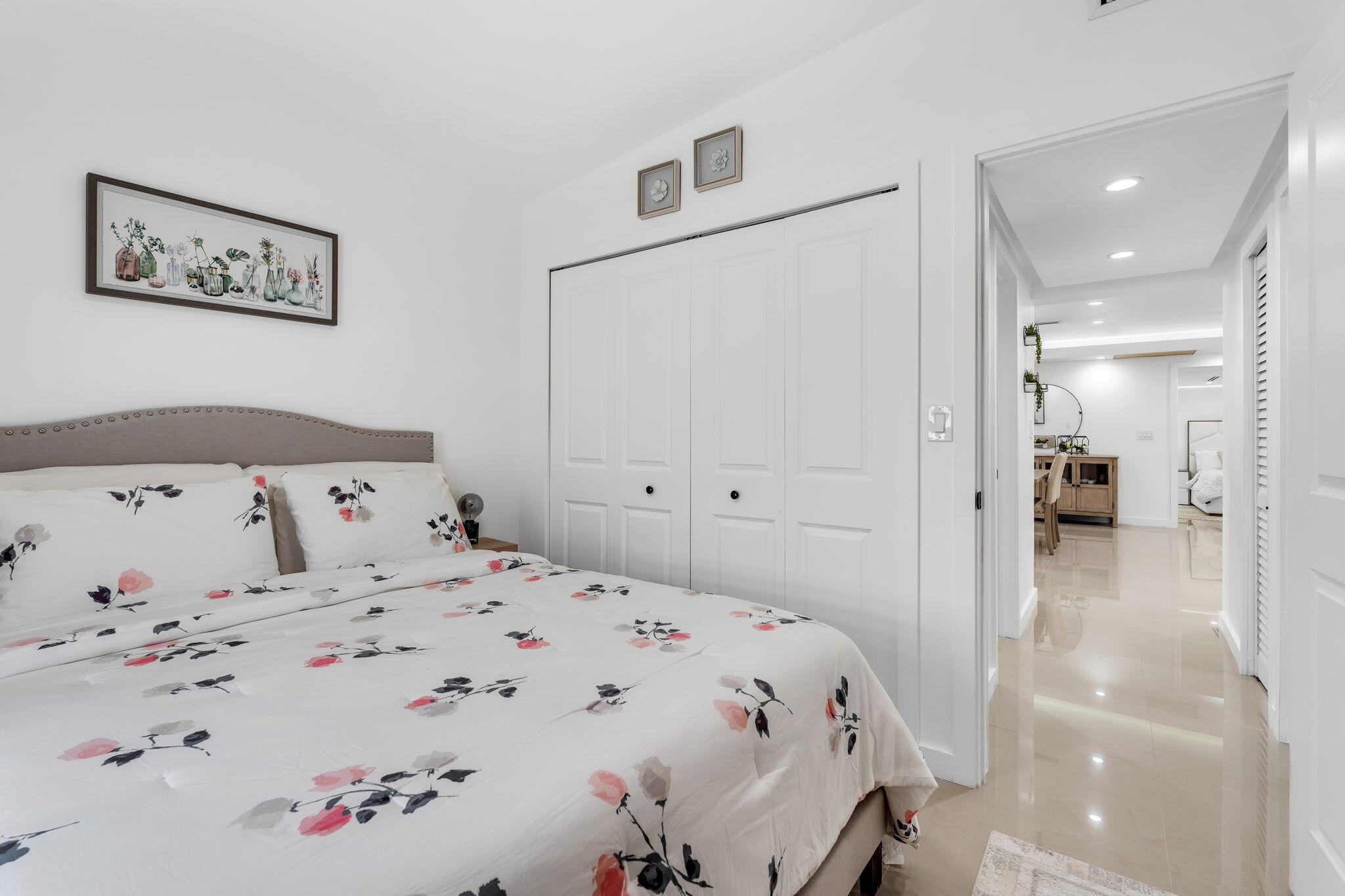 11290 Southwest 48th Street Miami, FL 33165 - Photo 29 of 53 a bedroom with a bed and a view of bedroom