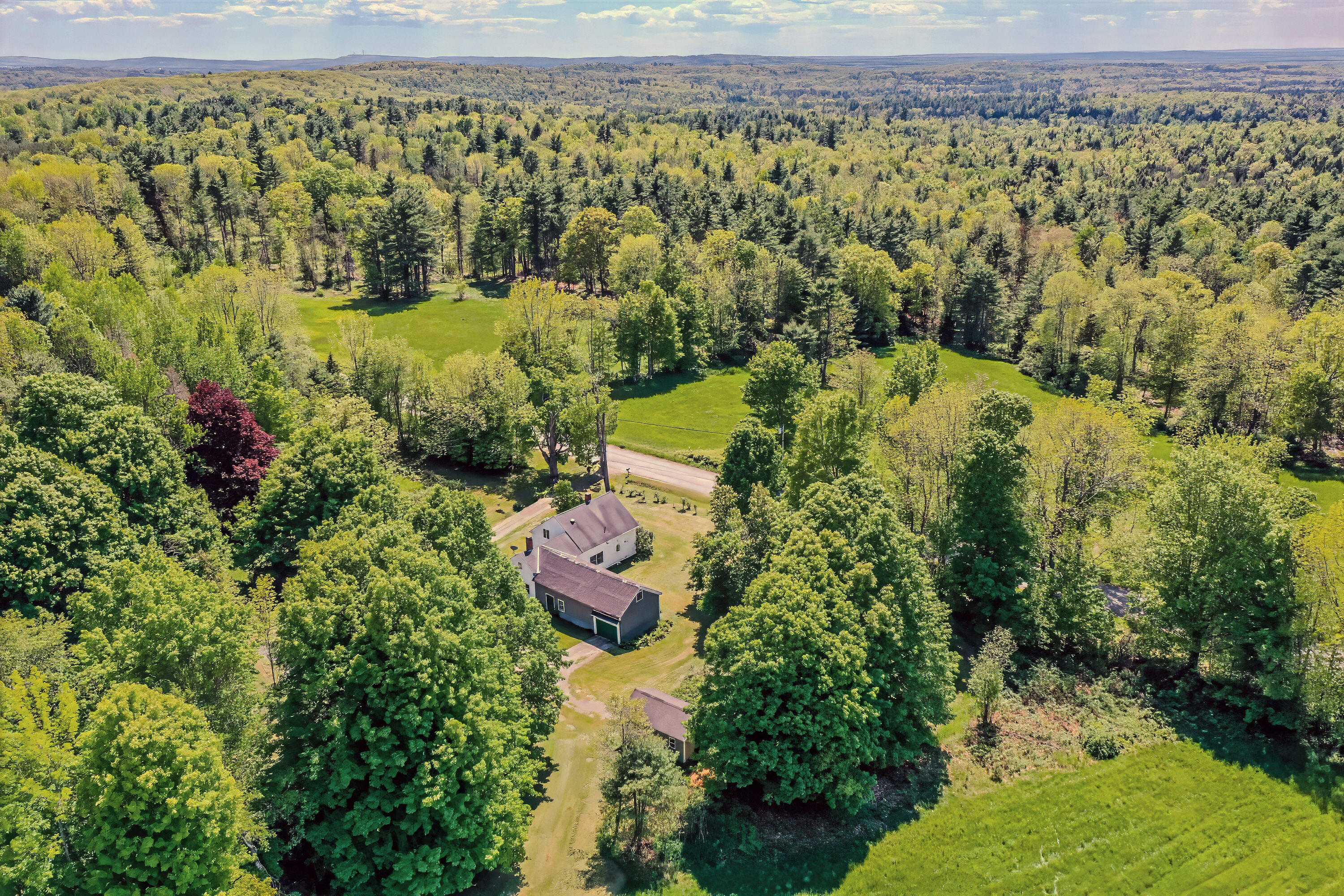 176 Bagley Hill Road Troy, ME 04987 - Photo 37 of 41 Aerial View