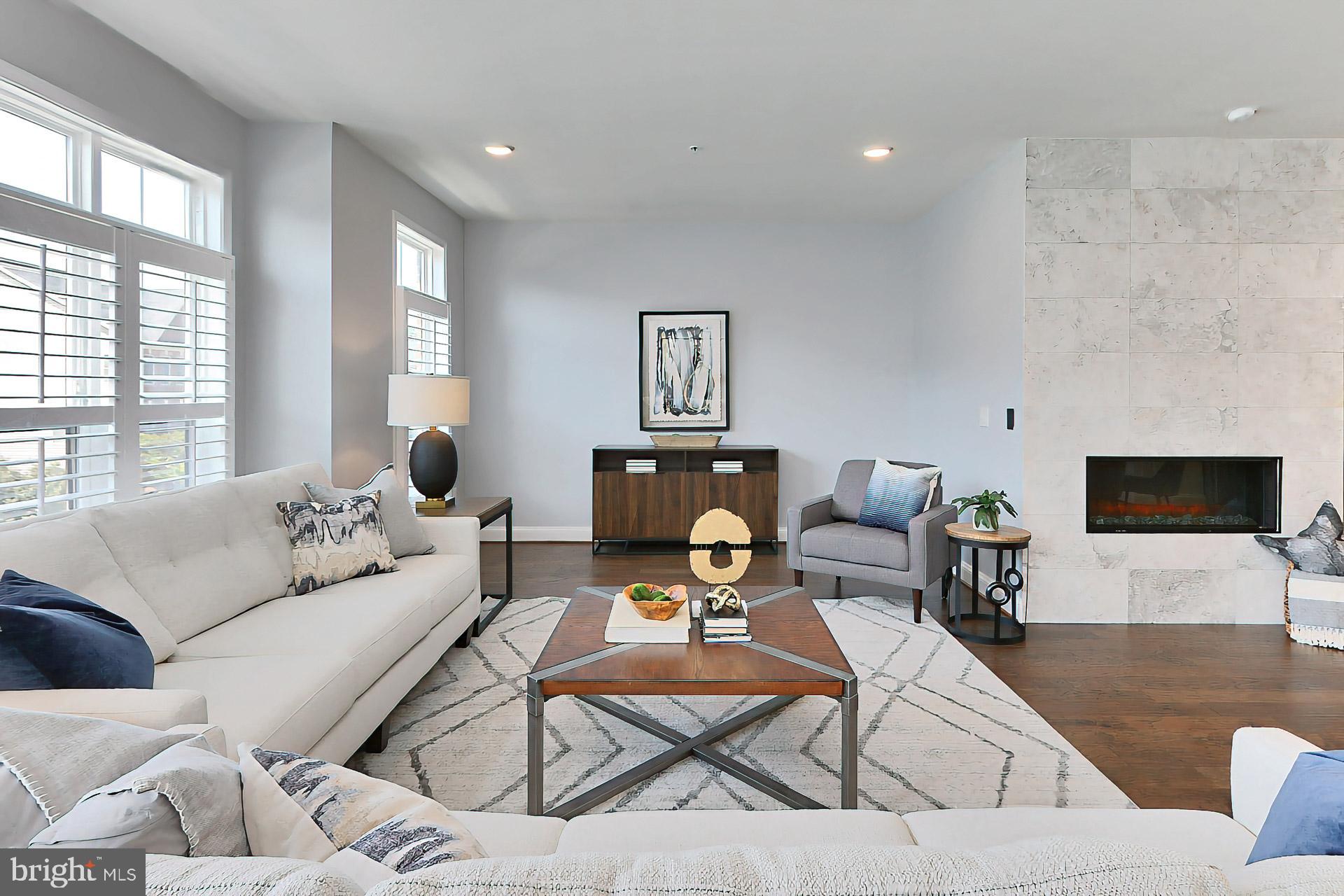 22574 Windsor Locks Square Ashburn, VA 20148 - Photo 12 of 51 Custom FP w/ Designer Tile Wall