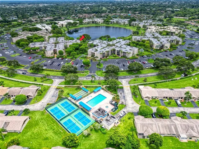 a aerial view of a house