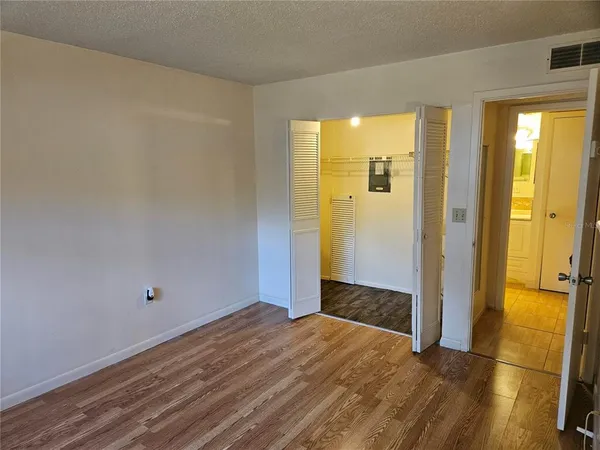 a view of hallway with natural light