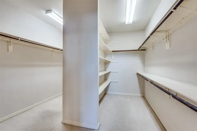 a view of walk in closet