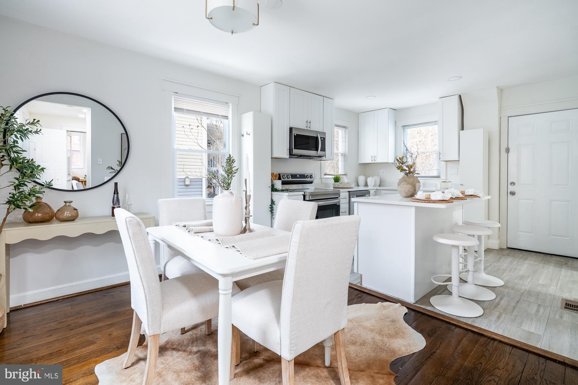 8705 Bradford Road Silver Spring, MD 20901 - Photo 12 of 35 1st Floor - Kitchen and dining space