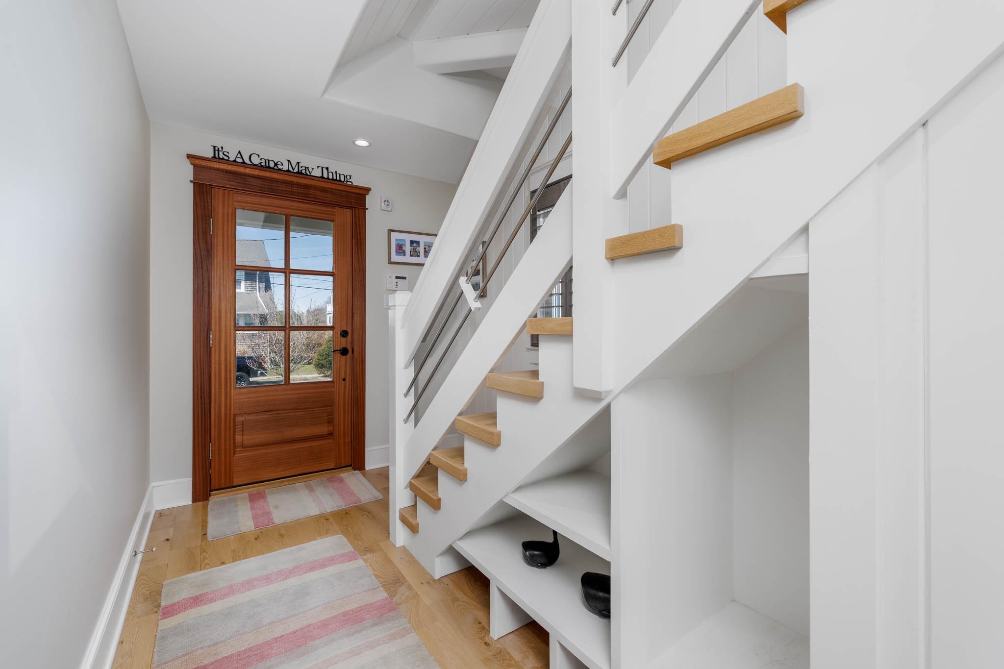27 2nd Cape May, NJ 08204 - Photo 13 of 33 a view of entryway and hall with wooden floor