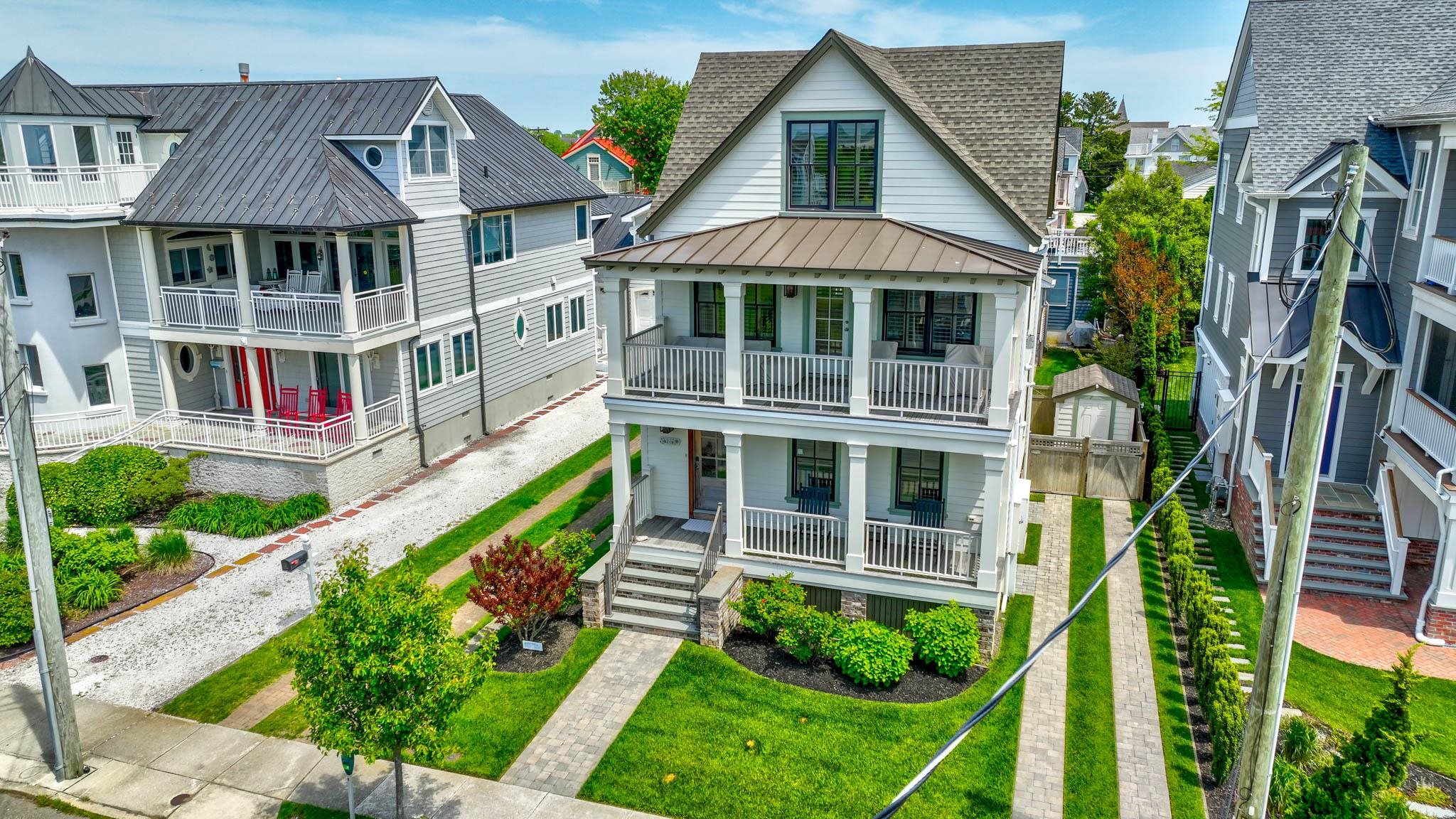 27 2nd Cape May, NJ 08204 - Photo 24 of 33 a front view of a house with a yard