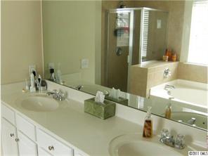 348 Sand Paver Way Fort Mill, SC 29708 - Photo 12 of 16 a bathroom with a tub sink and mirror