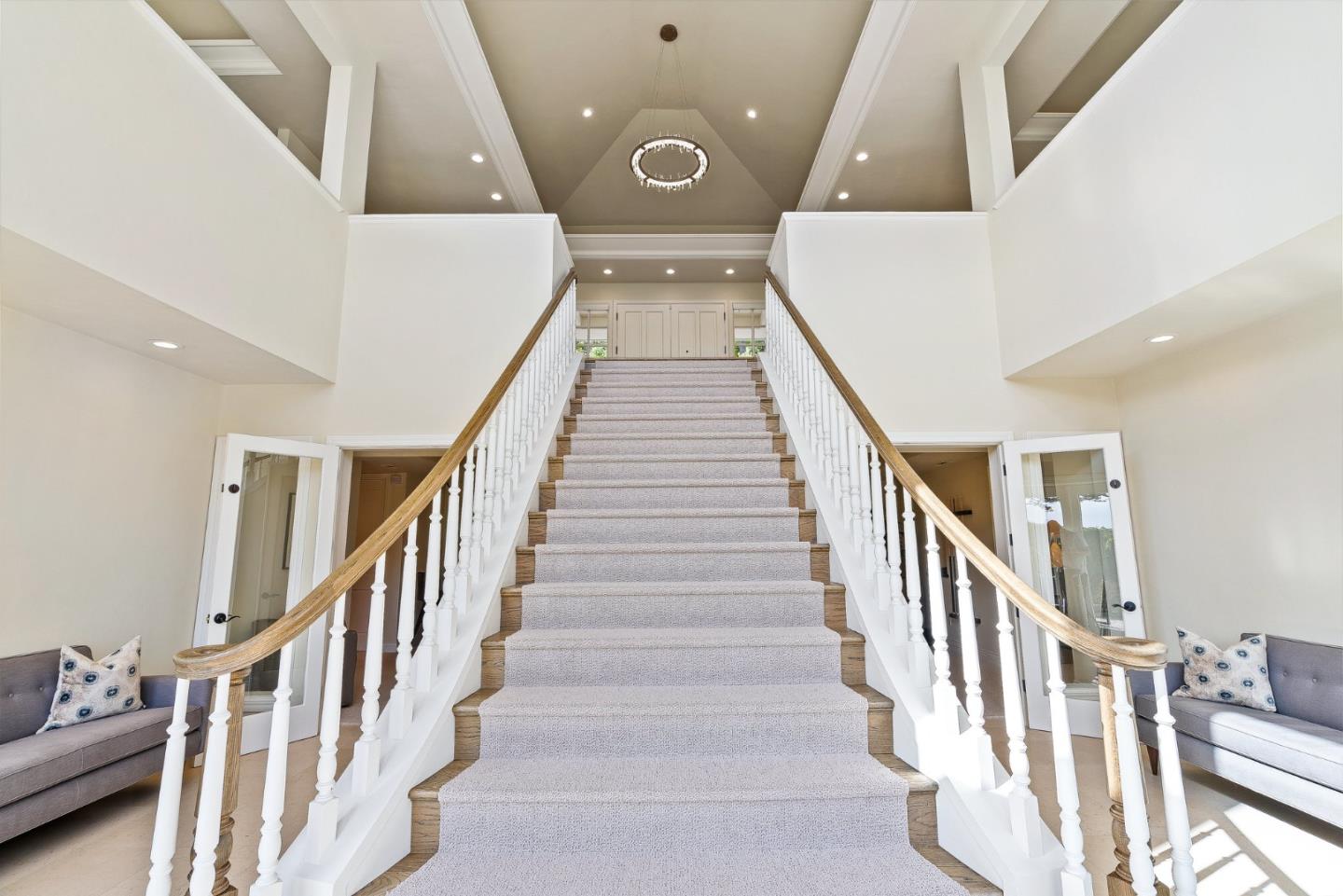 4038 Sunridge Road Pebble Beach, CA 93953 - Photo 25 of 48 a view of entryway and hall with wooden floor