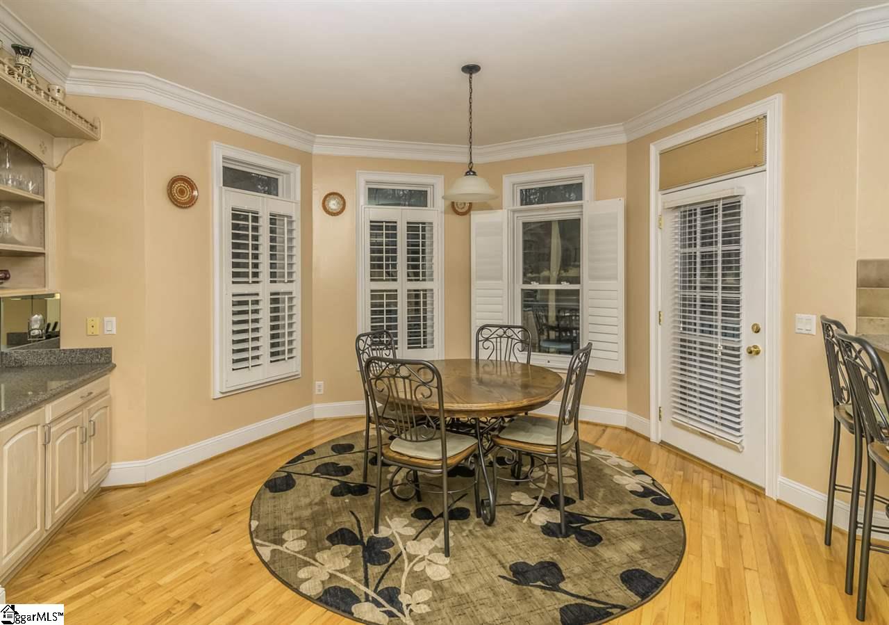 220 Block House Road Greenville, SC 29615 - Photo 14 of 36 Breakfast Room with Bay Window and Plantation Shutters