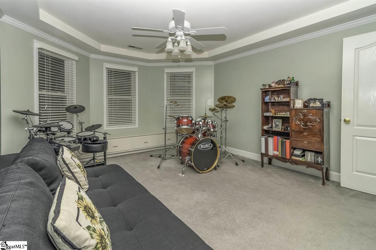 220 Block House Road Greenville, SC 29615 - Photo 25 of 36 Bedroom 3 - with Bay Window, Bench Seating and Trey Ceiling