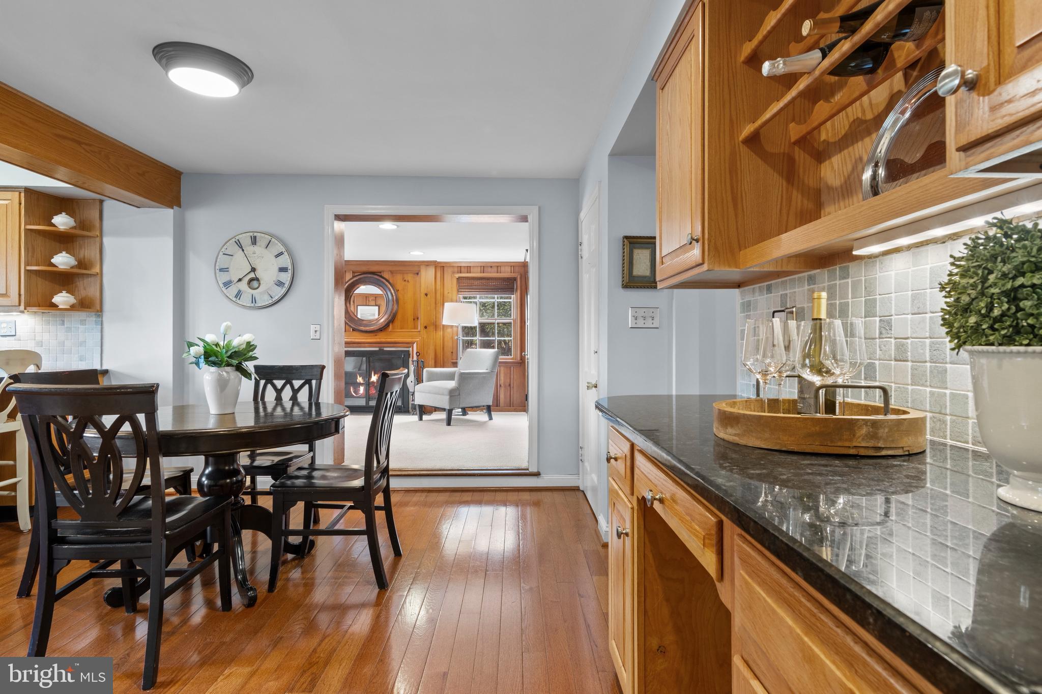 421 St Davids Road Wayne, PA 19087 - Photo 11 of 39 a view of a dining room with furniture and wooden floor