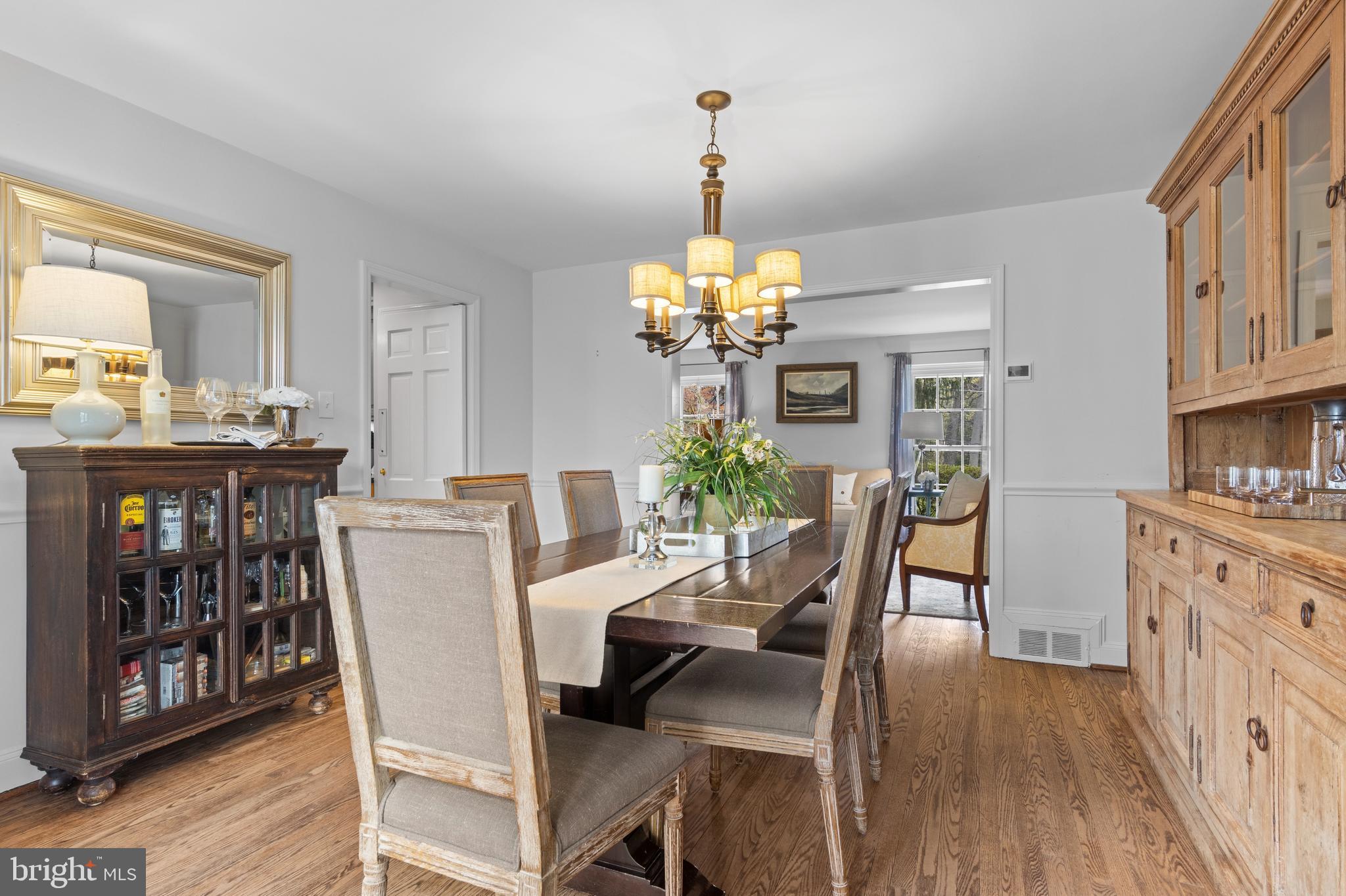 421 St Davids Road Wayne, PA 19087 - Photo 8 of 39 a dining room with furniture and chandelier