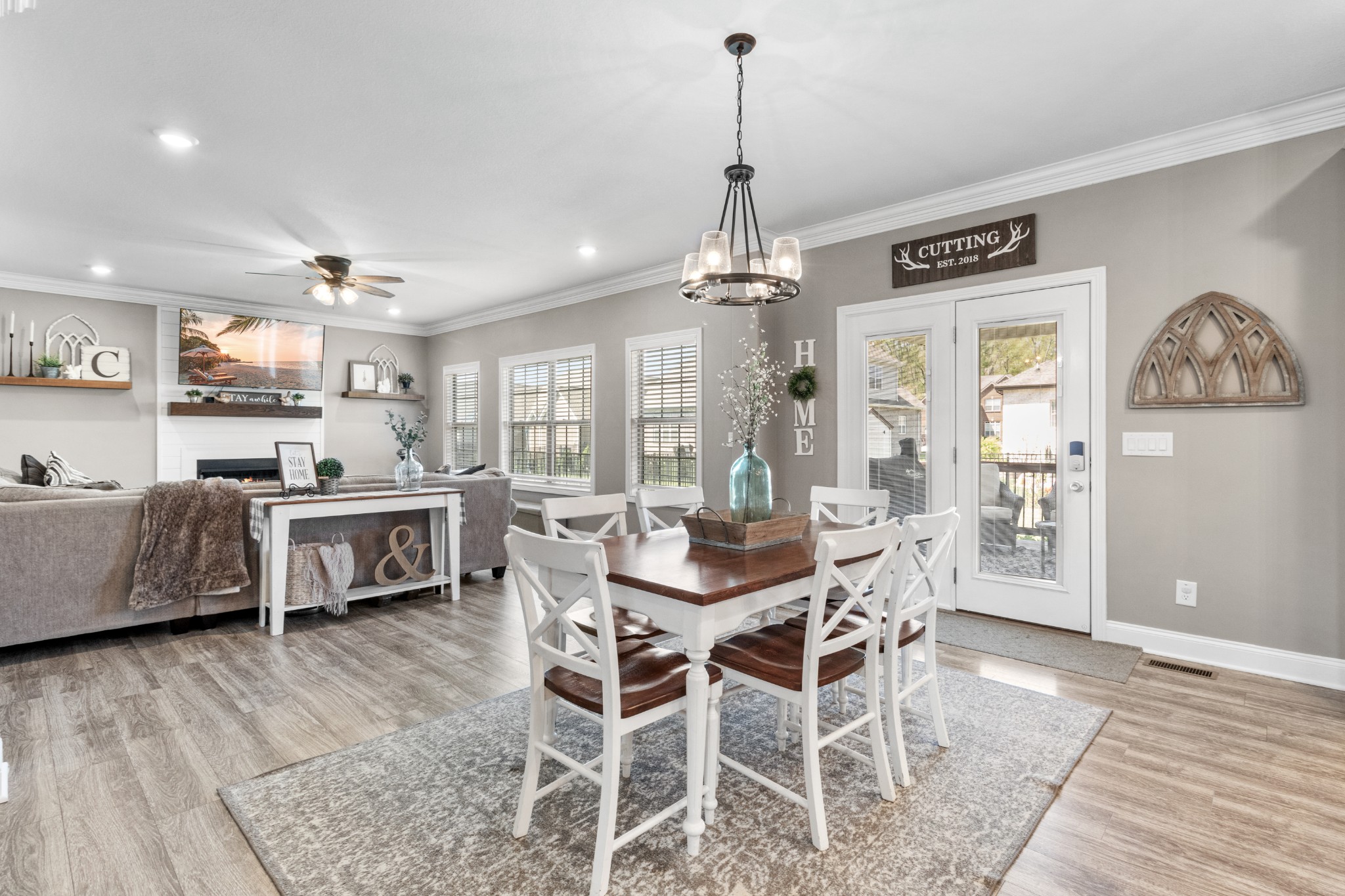 532 Bowden Drive Clarksville, TN 37043 - Photo 15 of 47 a view of a dining room with furniture and wooden floor