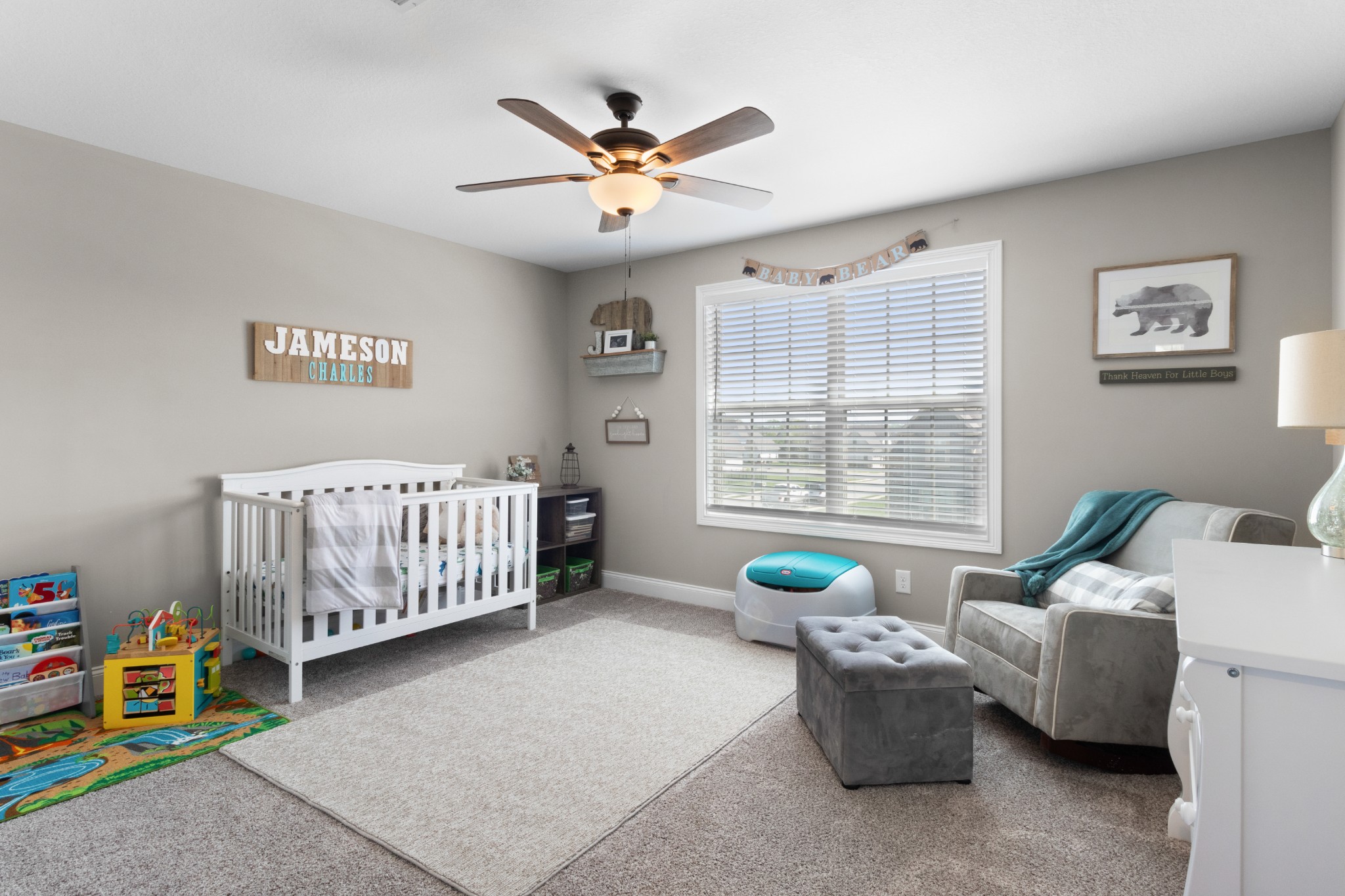 532 Bowden Drive Clarksville, TN 37043 - Photo 30 of 47 a bedroom with a bed and a couch