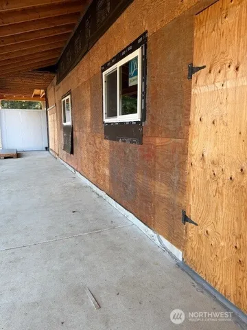 a view of empty room