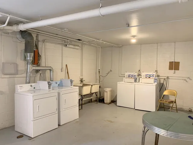 a view of a walk in closet