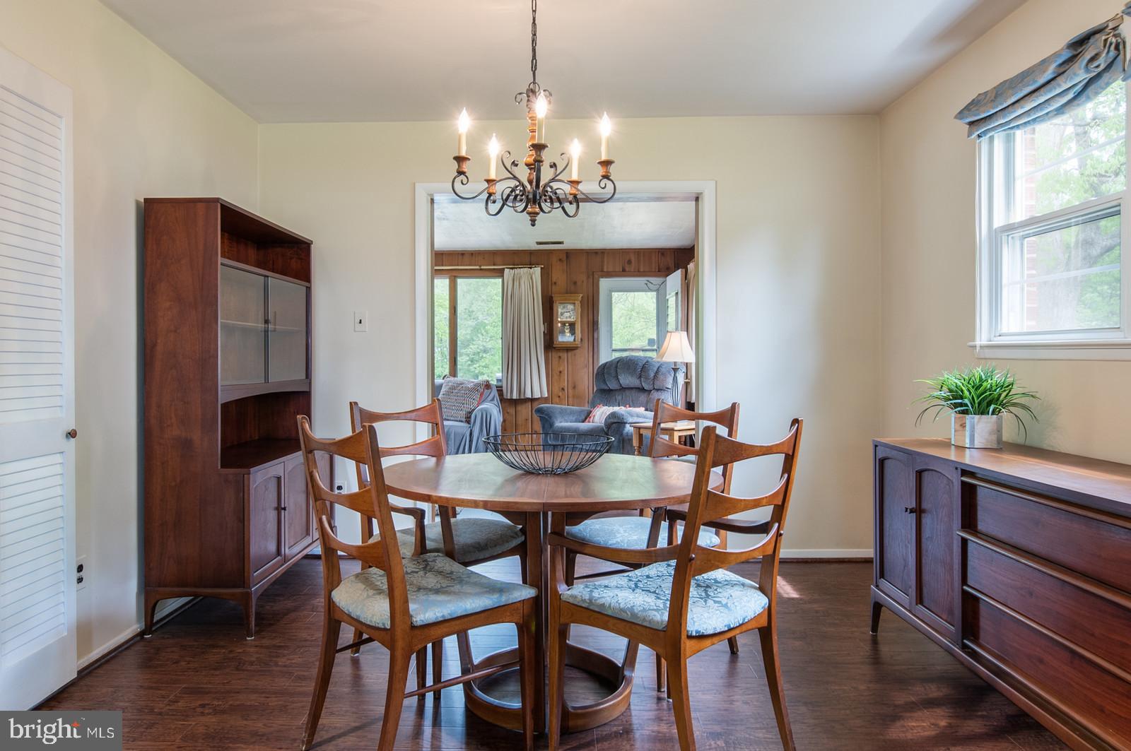 5942 Atteentee Road Springfield, VA 22150 - Photo 3 of 38 Separate Dining Room leads to Family Room Addition