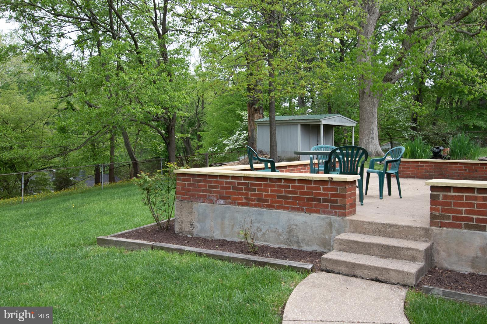 5942 Atteentee Road Springfield, VA 22150 - Photo 31 of 38 Concrete and Brick Patio