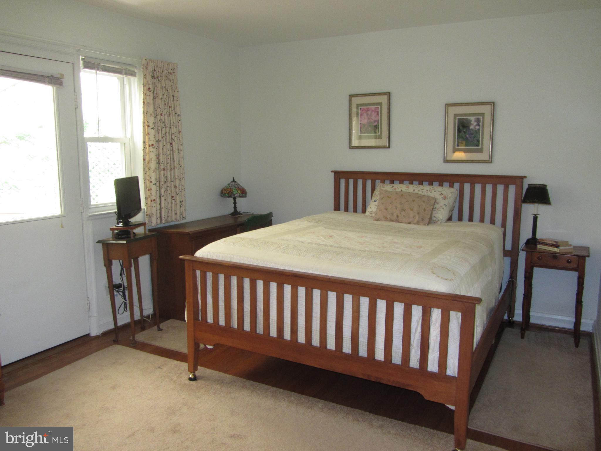 417 Range Road Baltimore, MD 21204 - Photo 12 of 30 Master Bedroom with Door to Deck