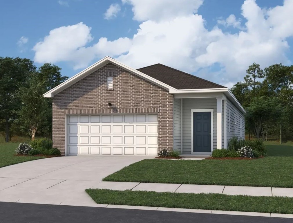 185 Enforcer Loop Jarrell, TX 76537 - Photo 1 of 1 a front view of a house with a yard