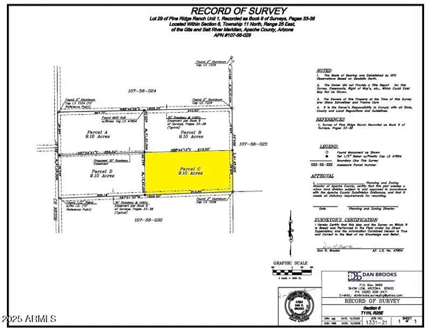 a view of a yard with mountain view