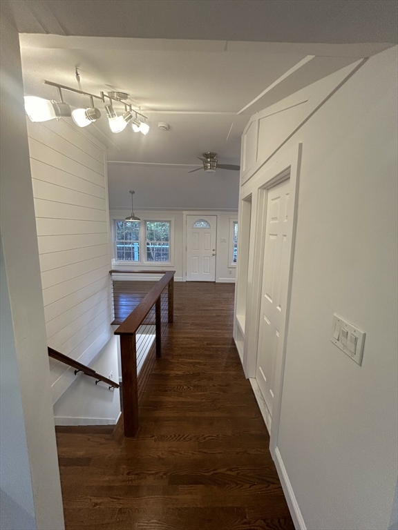 13 Donna Road Holbrook, MA 02343 - Photo 10 of 31 a view of a hallway with wooden floor and staircase