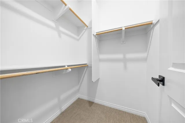 a close view of closet