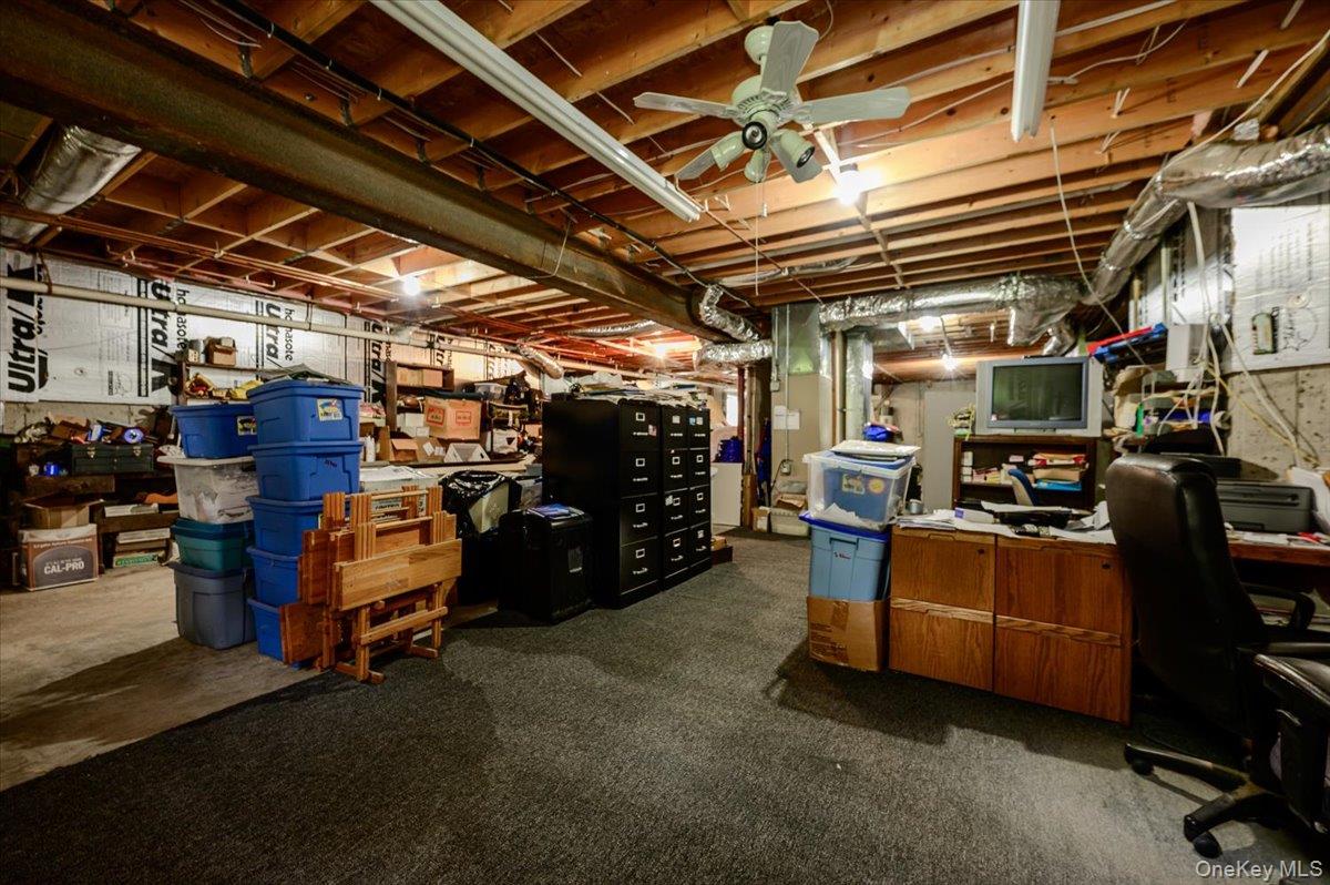 24 Muscoot Road East Mahopac, NY 10541 - Photo 32 of 46 Huge basement with 12' ceilings, plenty of storage space