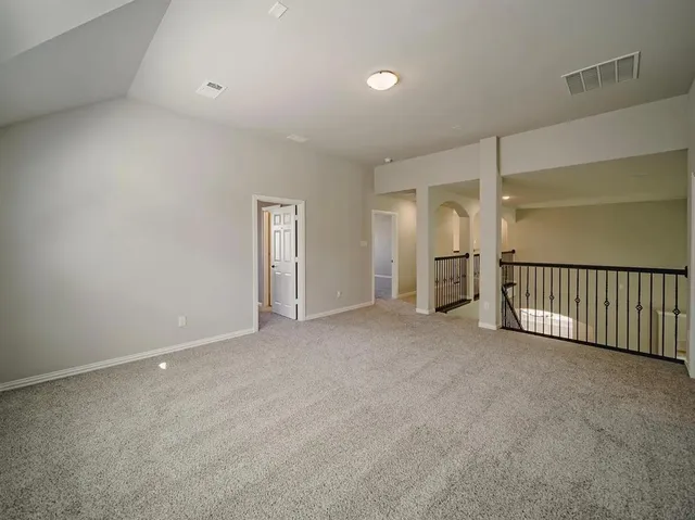 a bathroom with a sink vanity granite shower and a mirror