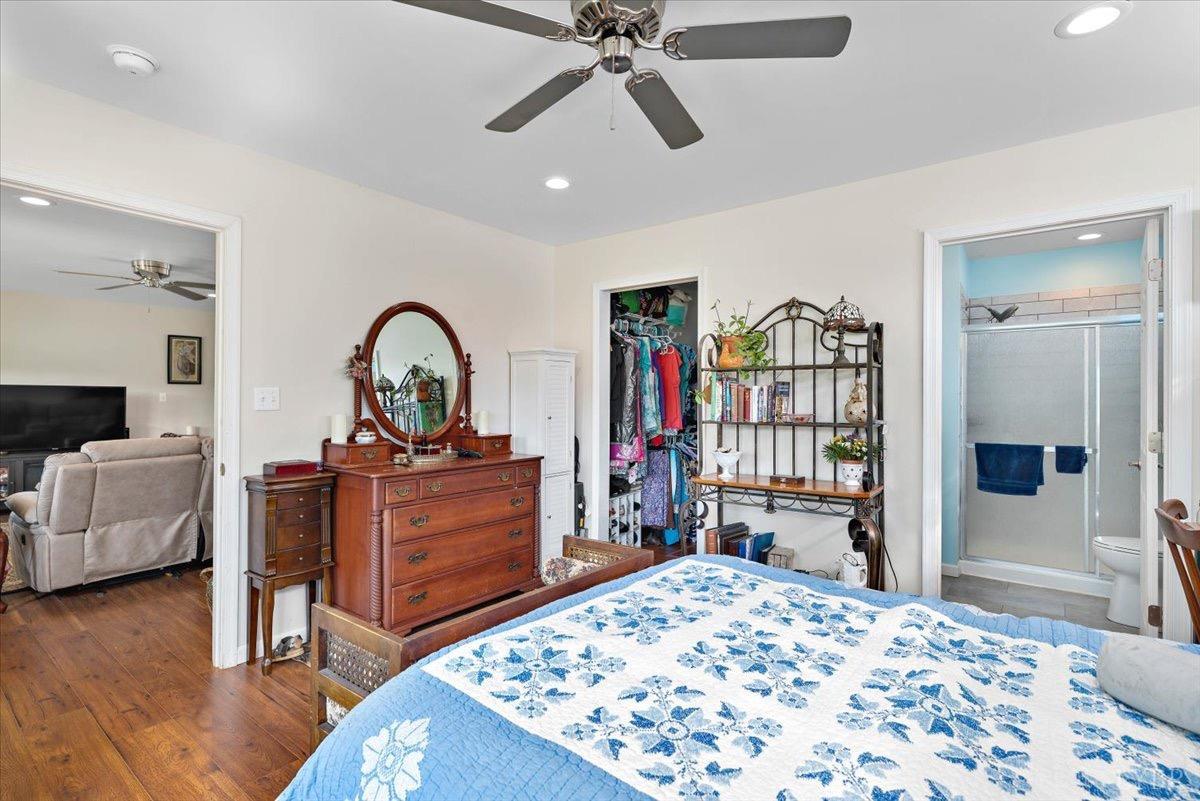 854 Kenmore Road Amherst, VA 24521 - Photo 15 of 37 a bed room with a bed and dresser