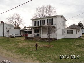 front with moble home