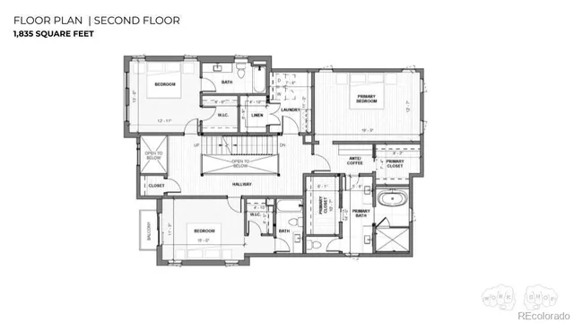 a picture of a bench in room