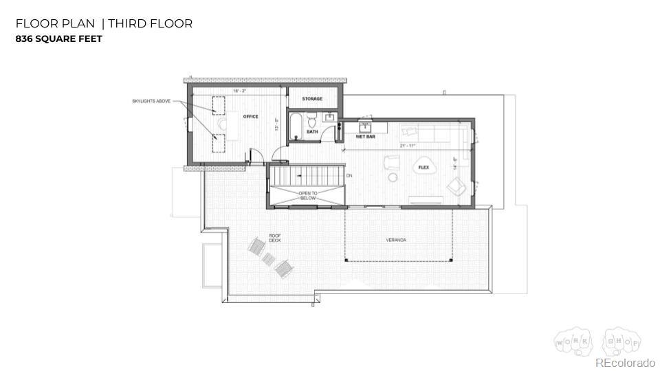 2112 Perry Street Denver, CO 80212 - Photo 34 of 49 a picture of a bench in room