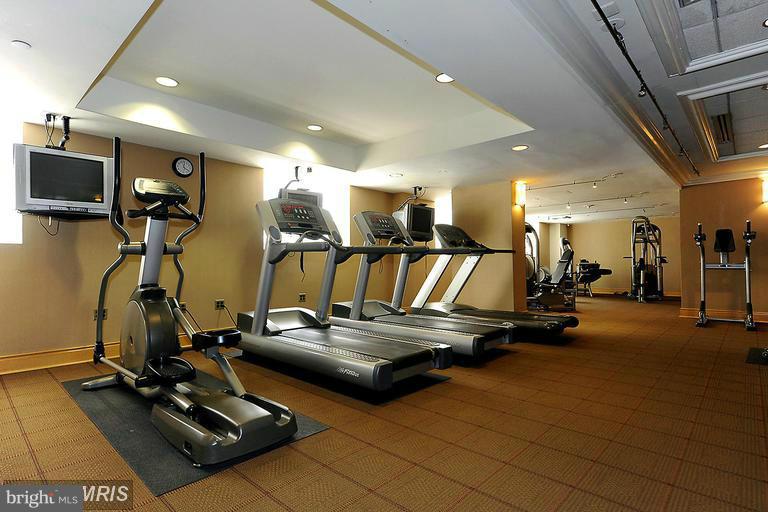 631 D Street Northwest, Unit 845 Washington, DC 20004 - Photo 19 of 30 a view of a room with gym equipment