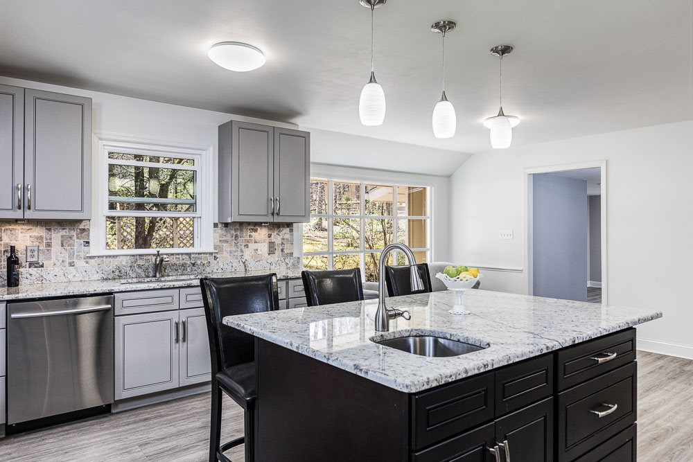 4904 Fallbrook Circle Raleigh, NC 27604 - Photo 10 of 30 Note the large kitchen island with wet bar. Kitchen