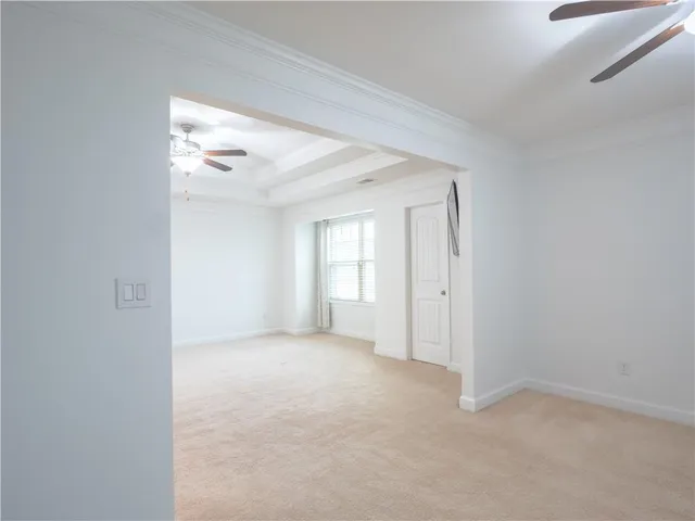 a view of an empty room