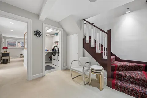 a view of entryway and hall