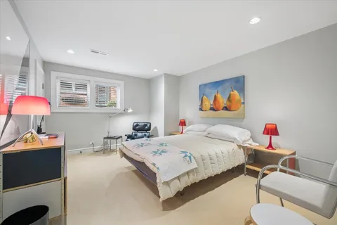 a room with a bed and a couch