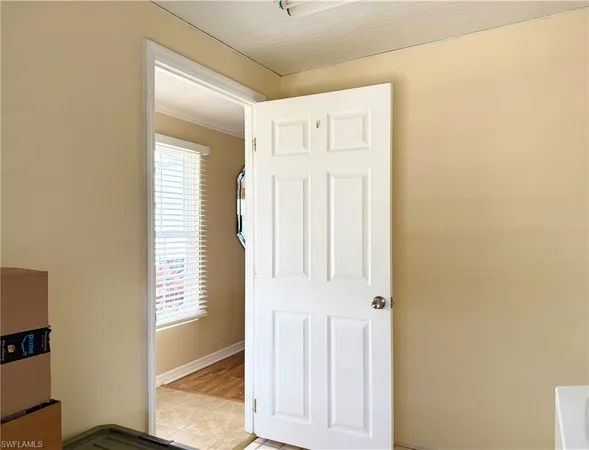 a view of front door