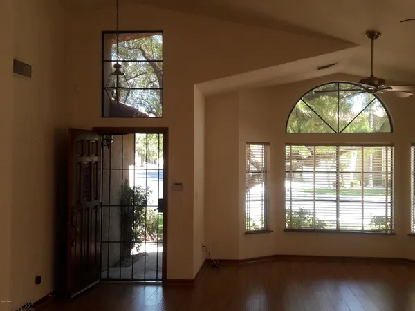 a view of a green field