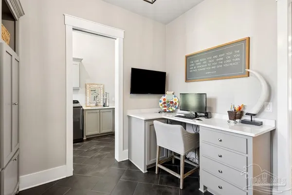 a view of street with large trees