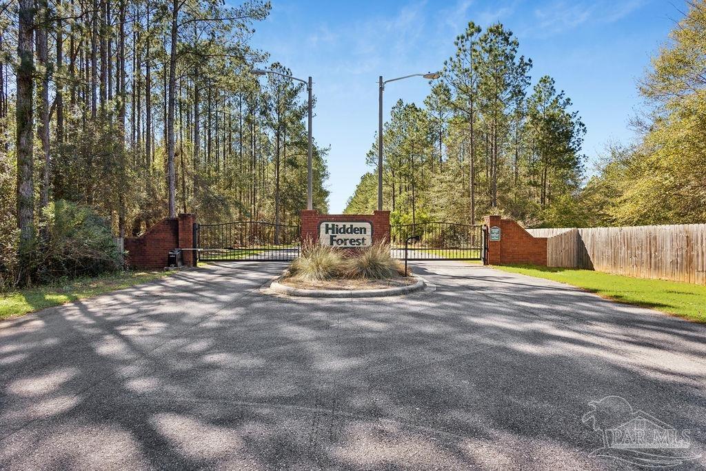 7520 Hidden Forest Trail Pace, FL 32571 - Photo 63 of 65 a view of street with large trees