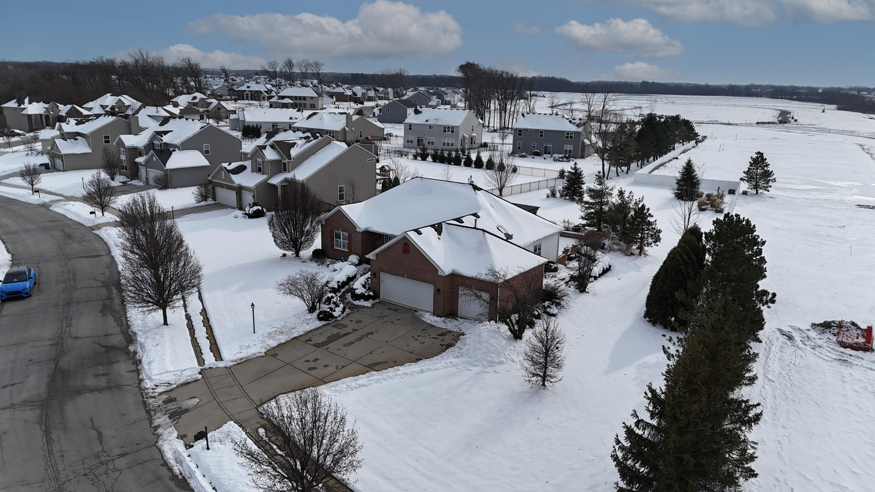 10198 California Street Crown Point, IN 46307 - Photo 30 of 41 an aerial view of a house with outdoor space