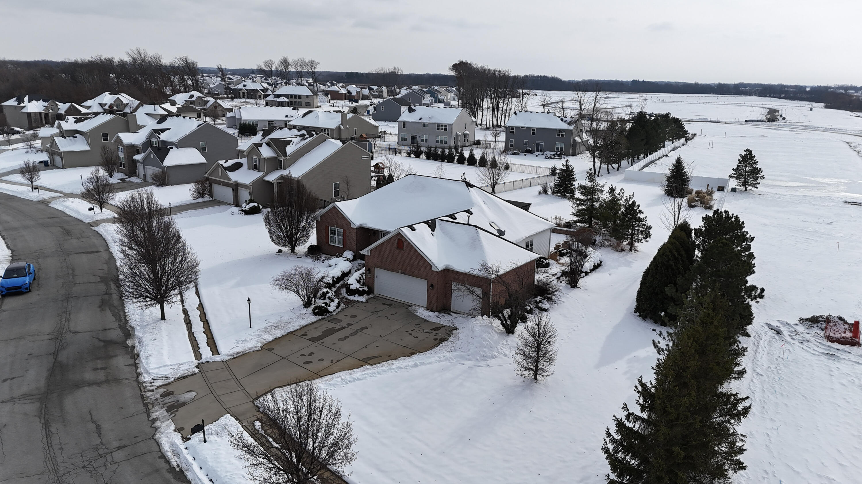 10198 California Street Crown Point, IN 46307 - Photo 37 of 41 an aerial view of a house with outdoor space