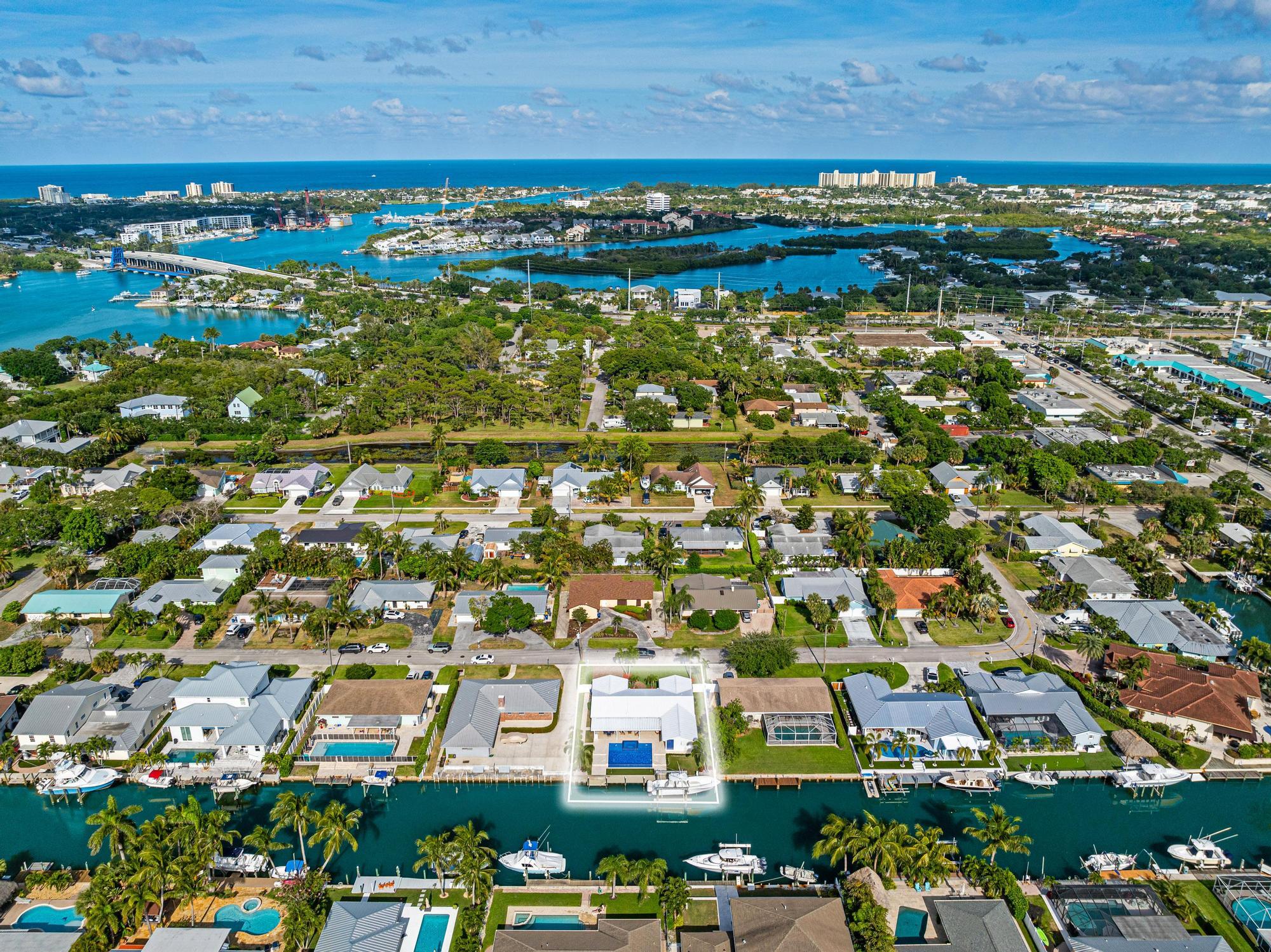 932 Marlin Circle Jupiter, FL 33458 - Photo 51 of 56 Aerial Towards Ocean