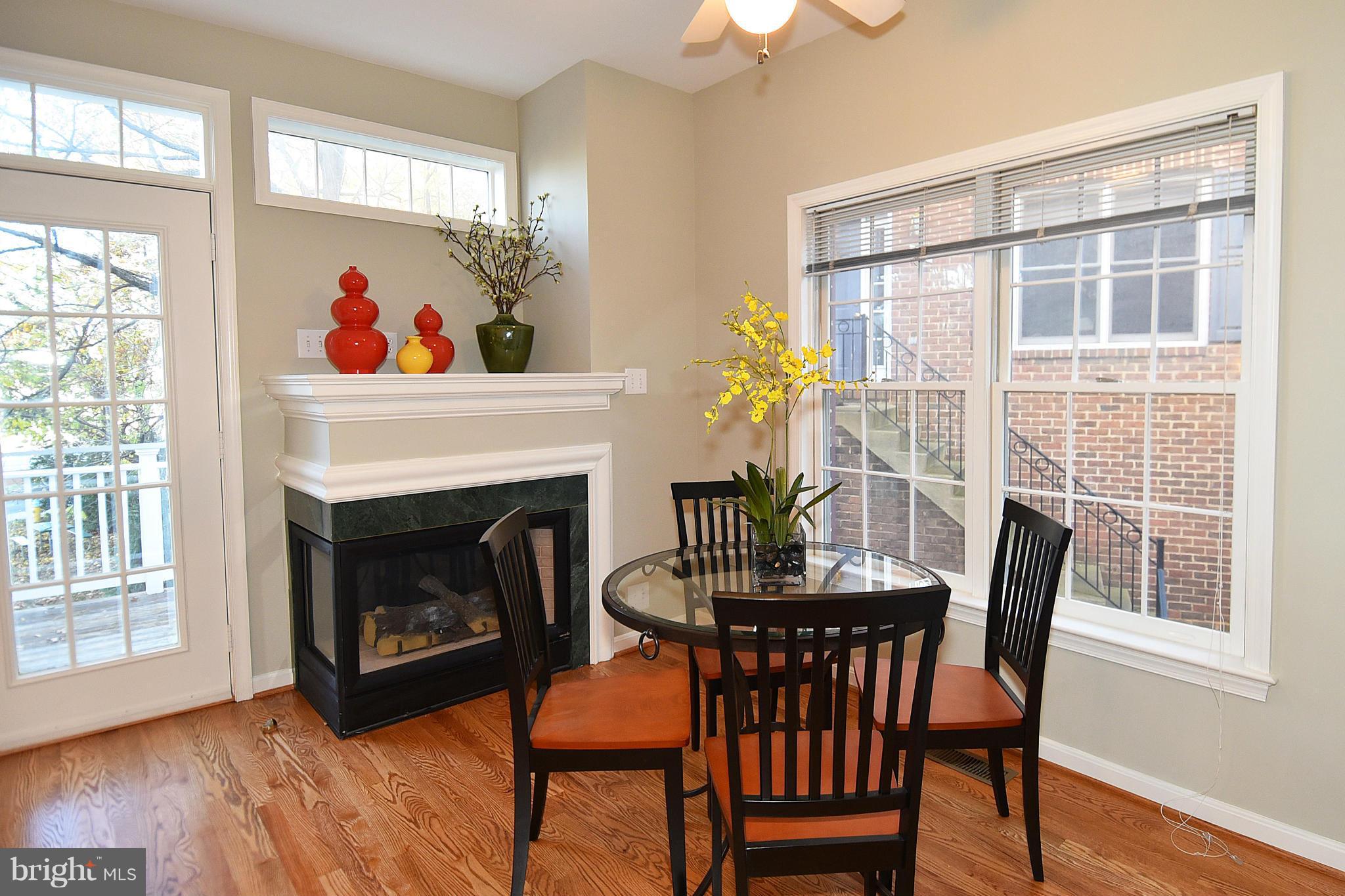4098 21st Road North Arlington, VA 22207 - Photo 6 of 30 Daily Dining Area w/ FP
