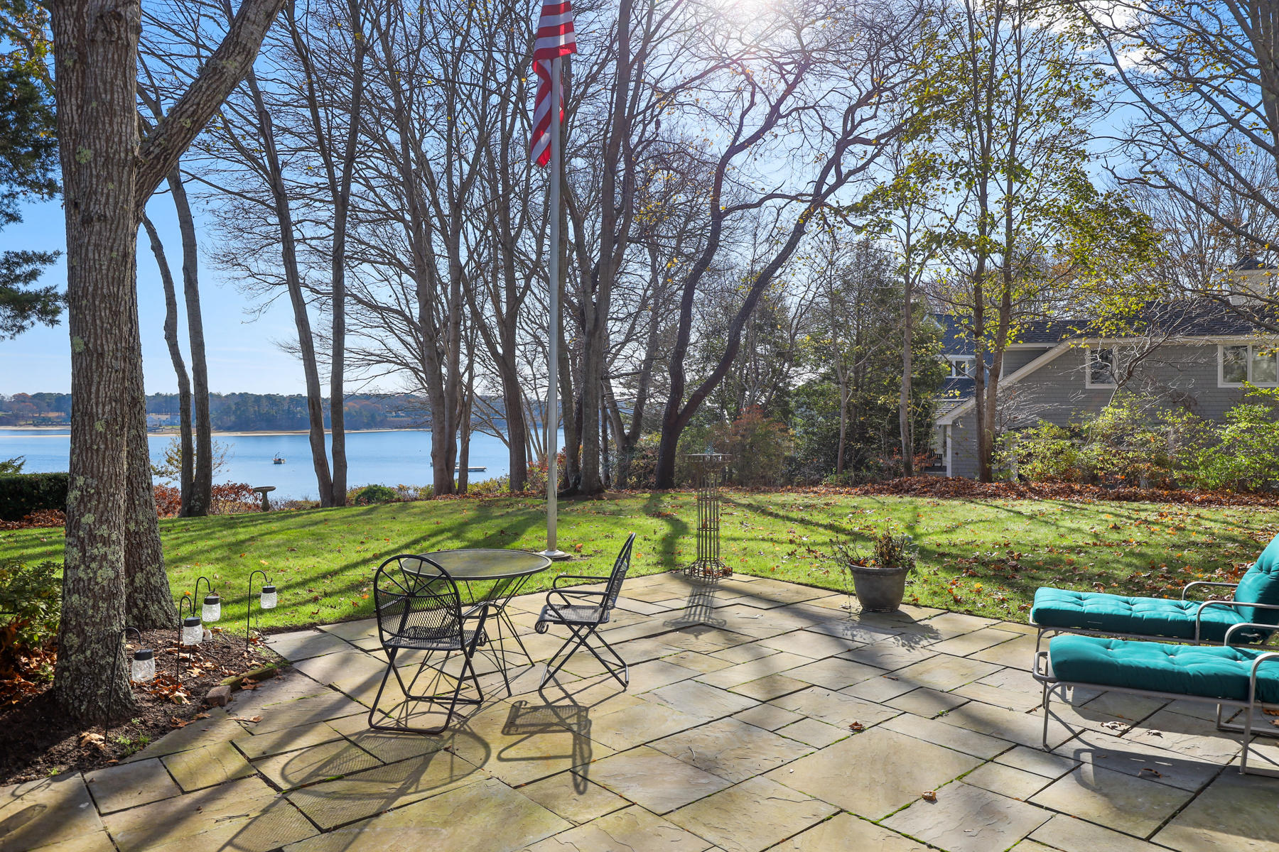 108 Little River Road Cotuit, MA 02635 - Photo 50 of 59 a view of a park with large trees