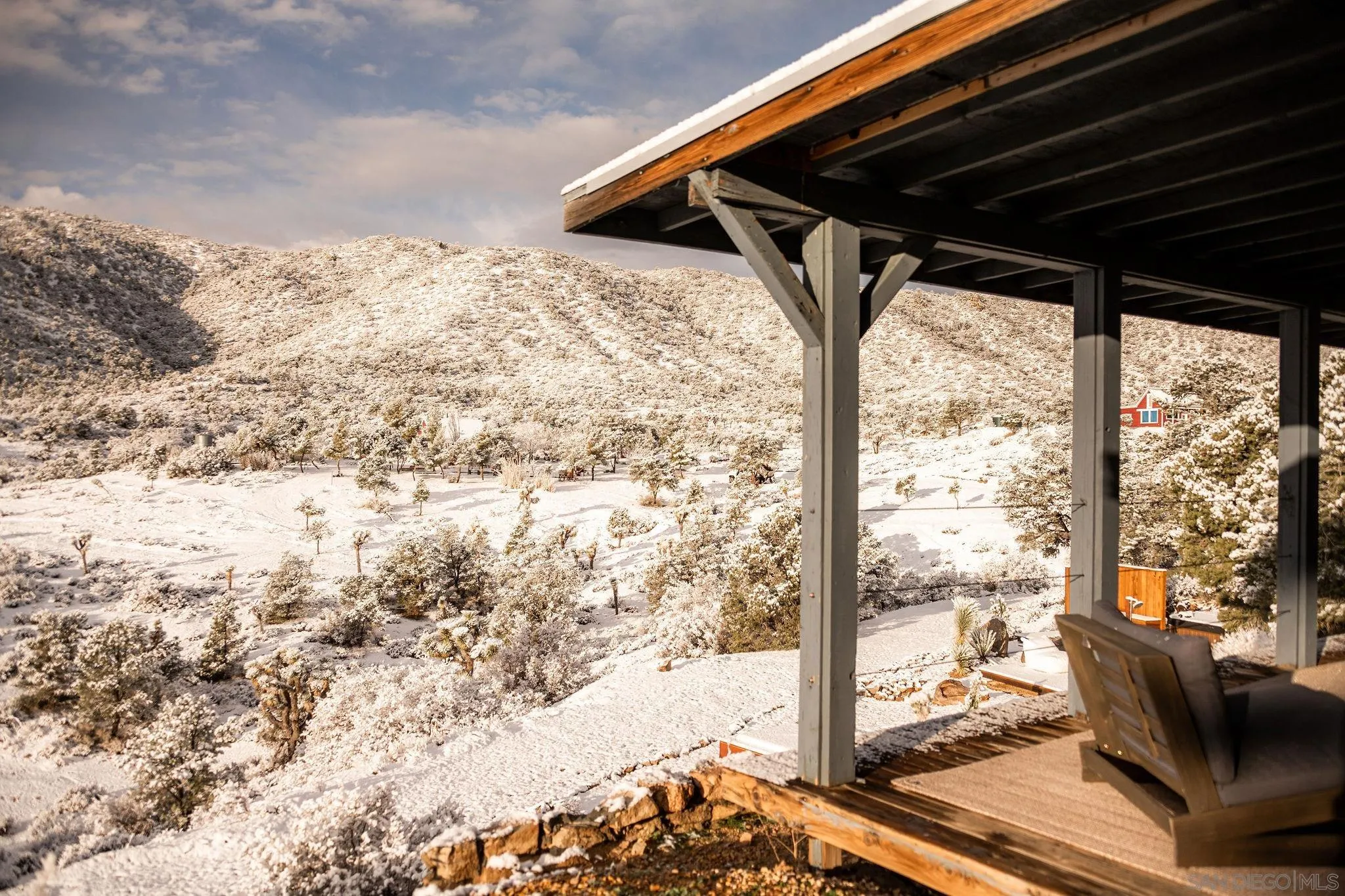 48311 Burns Canyon Road Pioneertown, CA 92268 - Photo 51 of 52 a view of a mountain from a balcony