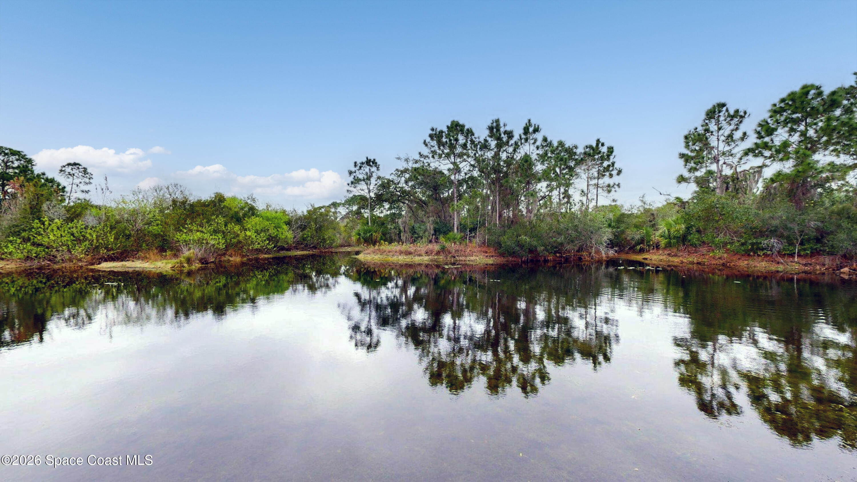 786 Conestee Drive Melbourne, FL 32904 - Photo 38 of 38 a view of a lake with houses in the back