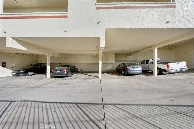 a car parked on the side of a street