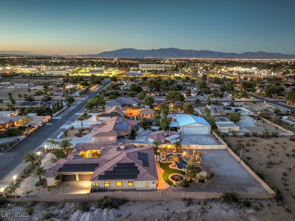 2780 El Camino Road Las Vegas, NV 89146 - Photo 80 of 90 Drone / aerial view with a mountain view and a residential view